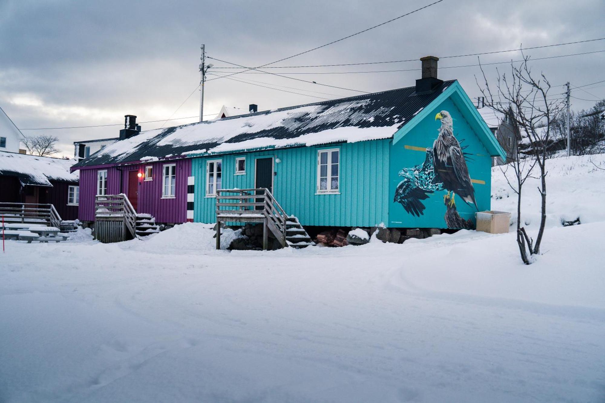Kraemmervika Rorbuer - Rustic Cabins In Lofoten بولستاد المظهر الخارجي الصورة