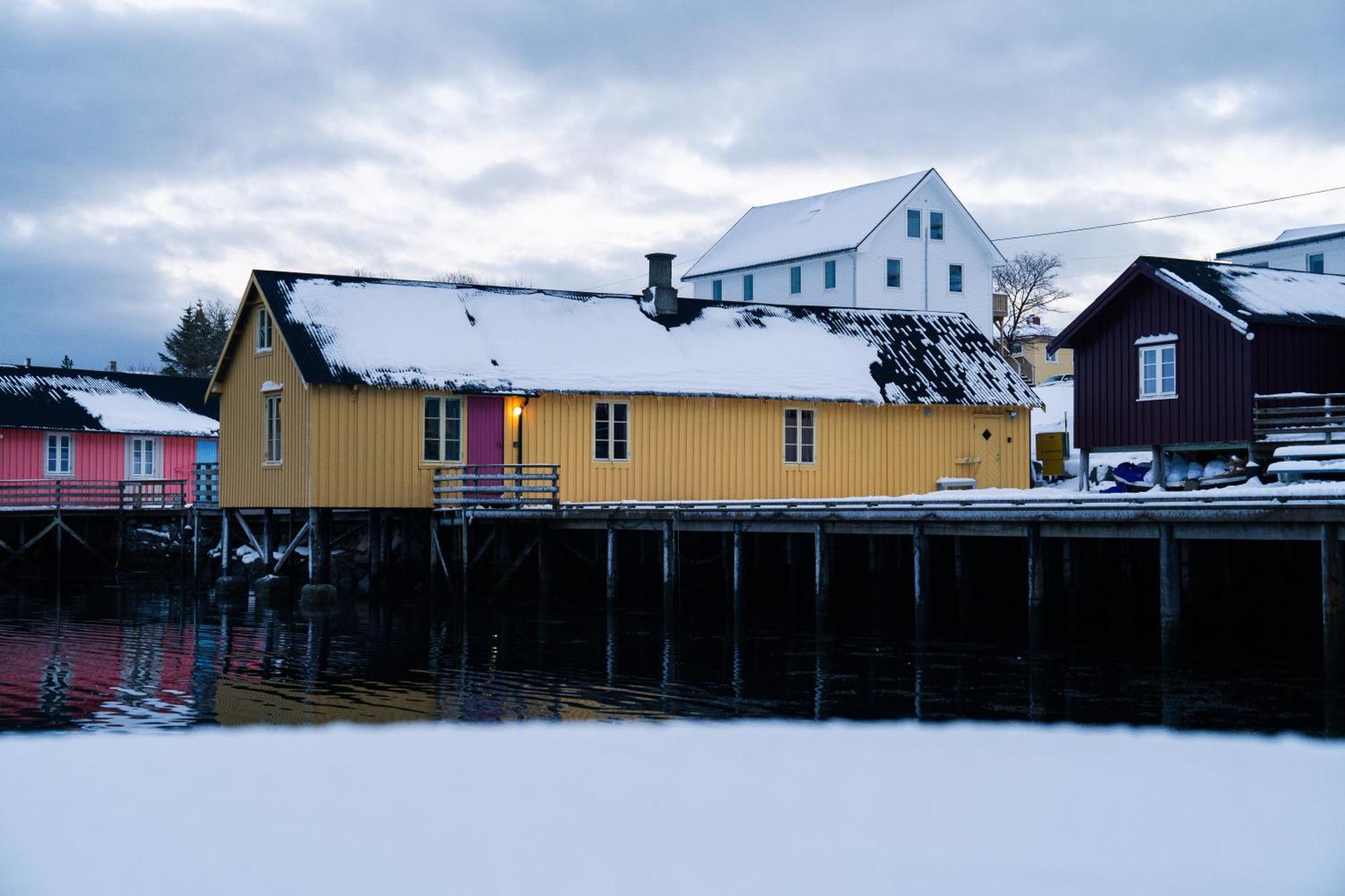 Kraemmervika Rorbuer - Rustic Cabins In Lofoten بولستاد المظهر الخارجي الصورة