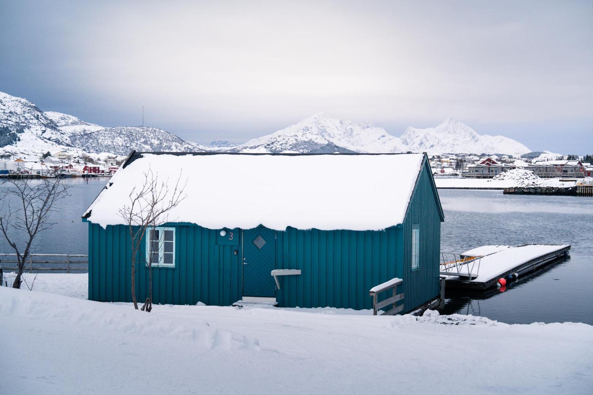 Kraemmervika Rorbuer - Rustic Cabins In Lofoten بولستاد المظهر الخارجي الصورة